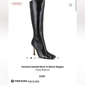 Havana Heeled Boot in Black Nappa
Tony Bianco
